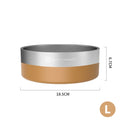 Stainless steel anti knock dog slow pet bowl.