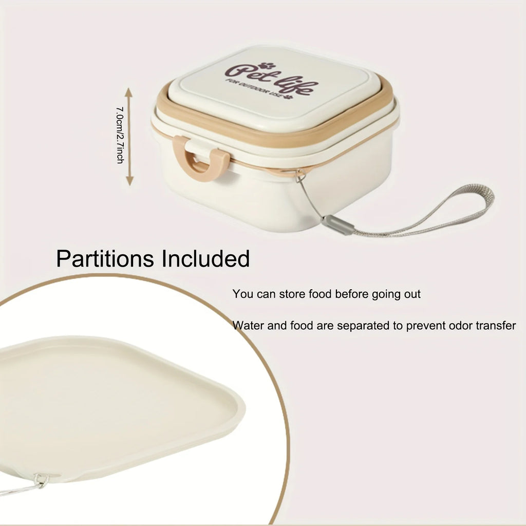 Travel Dog Bowls with Lid