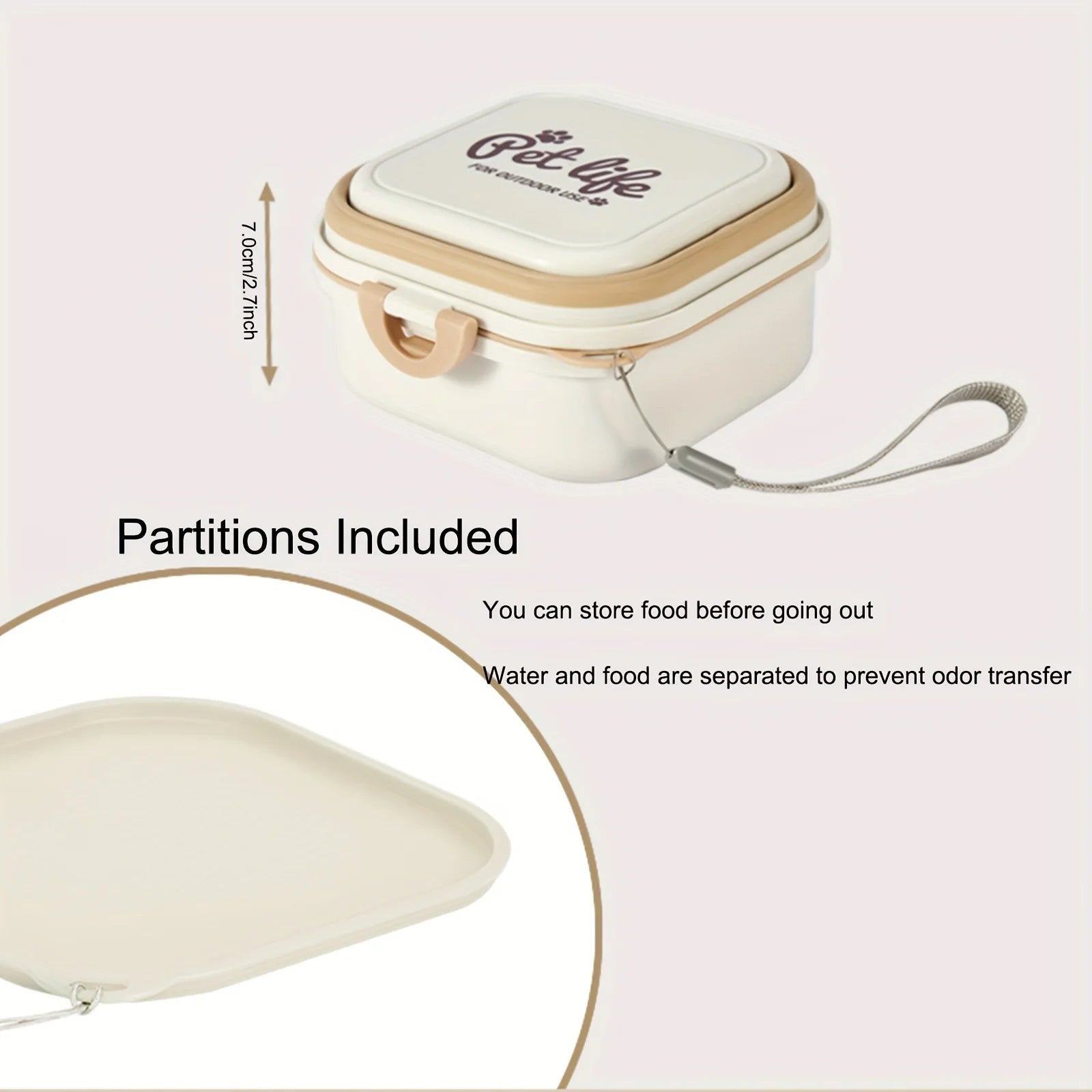 Travel Dog Bowls with Lid