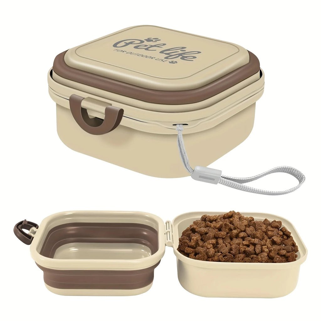 Travel Dog Bowls with Lid
