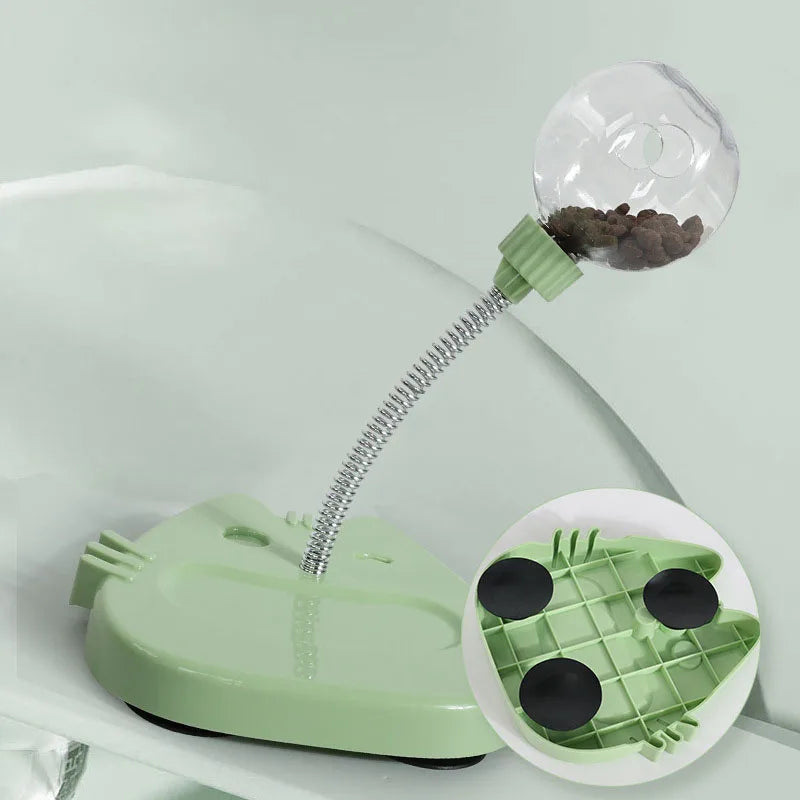 Interactive Wobble Treat Dispensing Cat Toy