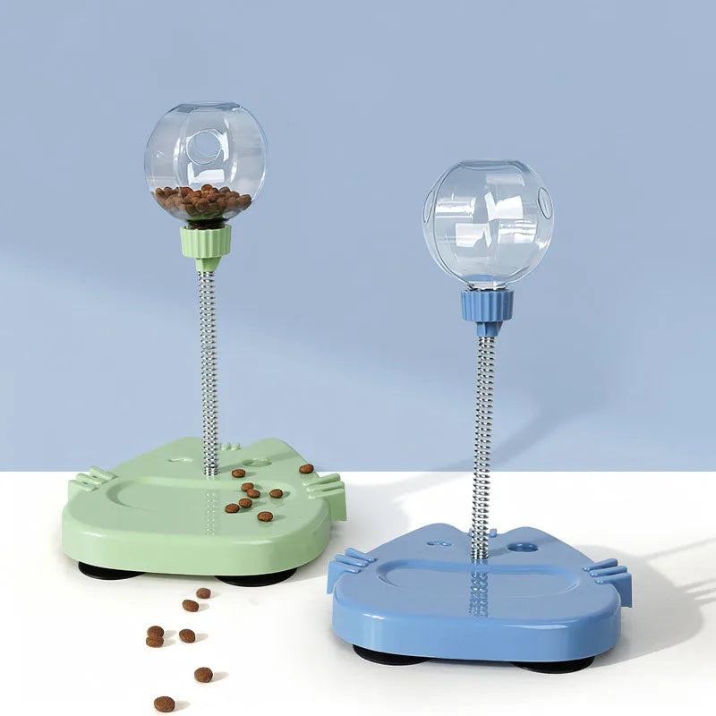 Interactive Wobble Treat Dispensing Cat Toy