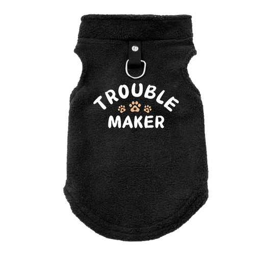 'TROUBLE MAKER' Pet Dog Jacket Vest