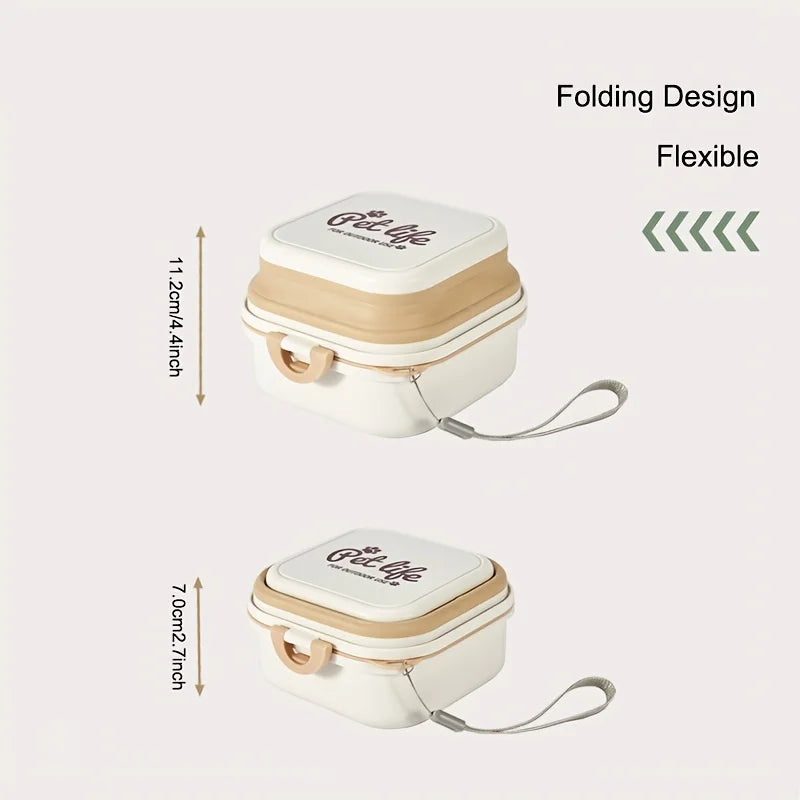 Travel Dog Bowls with Lid