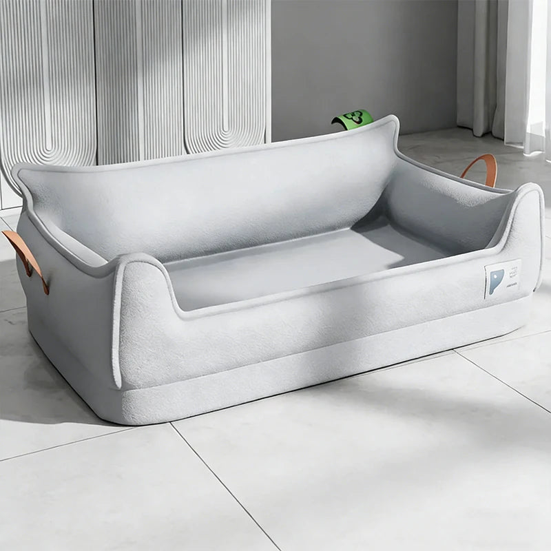 Waterproof Orthopedic Leather Dog Bed
