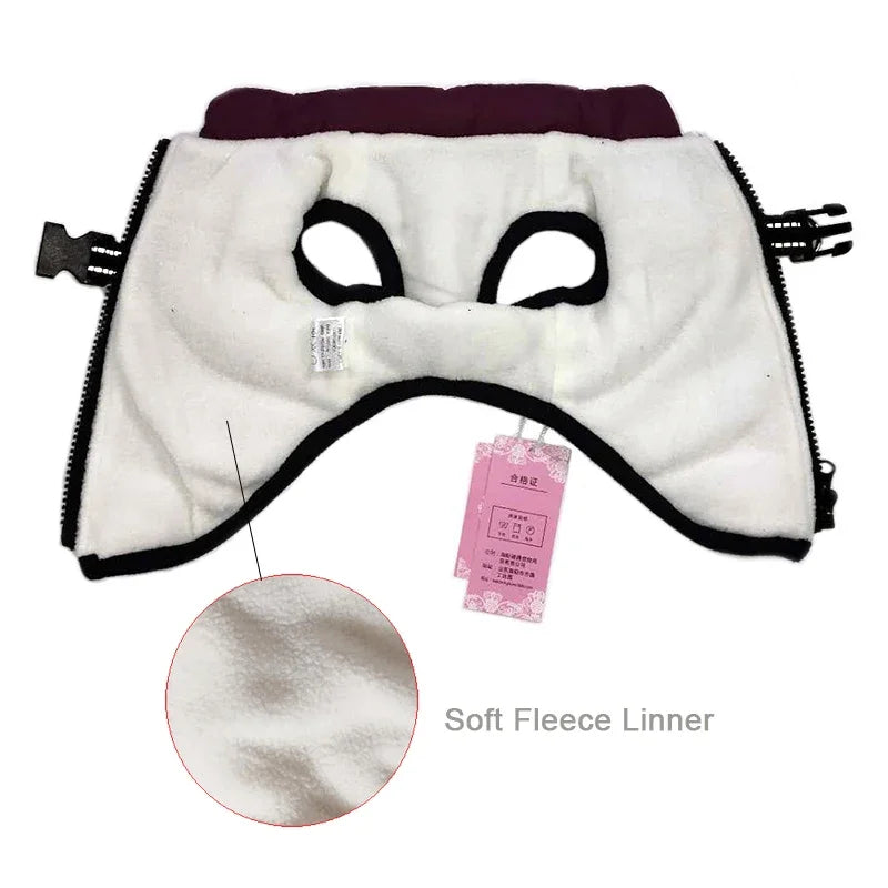 Waterproof winter jacket with harness